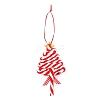 Christmas Tree Lollipop Handmade Polymer Clay Pendant Decorations HJEW-P017-02C-3