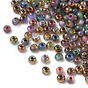 Electroplated Glass Beads GLAA-Q120-02A-1