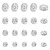 Unicraftale 40Pcs 4 Style 316 Surgical Stainless Steel Spacer Beads RB-UN0001-07-1
