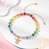 304 Stainless Steel Charm Bracelets BJEW-JB12828-01-2