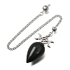 Natural Indian Agate Dowsing Pendulum Pendants GG-CBA6D08-A06-1