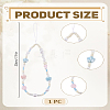 1Pc PVC & Porcelain Flower Mobile Straps AJEW-LP0005-15-2