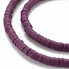 Handmade Polymer Clay Bead Strands CLAY-T002-4mm-73-3