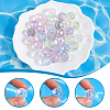 40Pcs Transparent Acrylic Beads MACR-SC0001-54-3