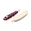 Alloy Enamel Pendants X1-FIND-G078-34G-01-3