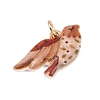 Brass Enamel Pendants ENAM-I087-03B-2