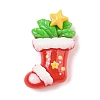 Christmas Series Opaque Resin Cabochons CRES-Q005-01F-1