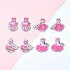 8Pcs 4 Styles Acrylic Pendants MACR-FS0001-76-10