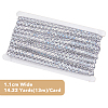 Sparkle Metallic Polyester Ribbon OCOR-WH0060-61A-2