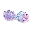 909Pcs Transparent Two Tone Acrylic Beads MACR-K359-20B-2