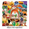 50Pcs Desert PET Waterproof Stickers PW-WG5D20E-01-1