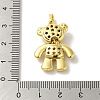 Brass Micro Pave Cubic Zirconia Pendants KK-Z042-16G-01-3