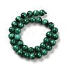 Natural Malachite Beads Strands G-A271-A01-6mm-3