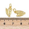 Brass Micro Pave Cubic Zirconia Pendants KK-A269-12G-3