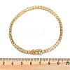 Brass Micro Pave Clear Cubic Zirconia Bracelets for Women BJEW-M047-03G-4