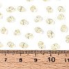 Transparent Colours Luster Glass Seed Beads SEED-N008-09F-4