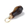 Natural Tiger Eye Openable Perfume Bottle Pendants G-H284-01A-G-2