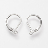 Tarnish Resistant 304 Stainless Steel Leverback Earring Findings X-STAS-S066-13-2