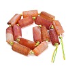 Natural Weathered Agate Beads Strands G-A321-F02-01B-5