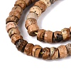 Natural Picture Jasper Beads Strands G-Q606-46A-14-4