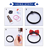 Opaque AS Plastic Base Buckle Hair Findings FIND-T064-004A-02-4