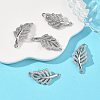 SHEGRACE Brass Micro Pave Clear Cubic Zirconia Connector Charms XGRQ3P816-600P-4
