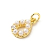 Real 18K Gold Plated Rack Plating Brass Micro Pave Cubic Zirconia Pendants KK-S396-02A-2