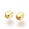 Brass Spacer Beads KK-T016-14G-2