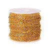 Brass Flat Oval Cable Chains CHC-CJ0001-18-NR-1