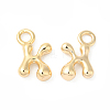 Brass Charms KK-P234-13G-K-1