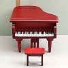 Wood Piano & Piano Bench Mini Model PW-WGD703B-01-2