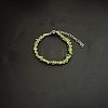 Natural Peridot Chip Beaded Bracelets for Women IW6789-8-1