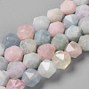 Natural Morganite Beads Strands G-S149-41-8mm-1