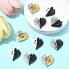 10 Sets Spray Painted Alloy Magnetic Pendants FIND-FS0004-25-8
