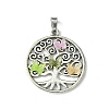 Antique Silver Tone Alloy Pendants PALLOY-JF02361-02-1