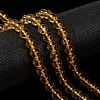 Natural Citrine Beads Strands G-E326-4mm-01-4