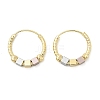 Brass Hoop Earrings EJEW-B117-03-4