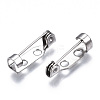 304 Stainless Steel Brooch Pin Back Safety Catch Bar Pins STAS-S117-021A-2