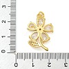 Rack Plating Brass Micro Pave Cubic Zirconia Pendants KK-Z063-24G-3