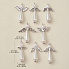 16Pcs 2 style Acrylic Imitation Pearl & Alloy Charms FIND-YW0003-99-3