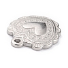 Non-Tarnish 304 Stainless Steel Charms STAS-O145-33B-P-3