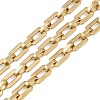 201 Stainless Steel Rectangle Link Chains CHS-F024-03B-G-1