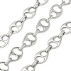 304 Stainless Steel Oval Link Chains CHS-K023-09P-1