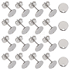 20Pcs 304 Stainless Steel Stud Earring Findings STAS-LP0001-86-1