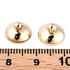 Rack Plating Brass Bead Cap Bails KK-WH0003-10mm-02G-A-2