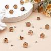 SUNNYCLUE Natural Wood Stud Earrings EJEW-SC0001-21P-5