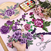 5 Styles Polyester Clothing Patches PATC-HY0001-94-3