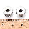 Alloy Rhinestone European Beads FIND-N009-07G-3