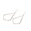 Hollow Teardrop Alloy Dangle Earrings FS-WG02393-01-3