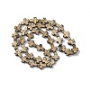 Electroplated Natural Lava Rock Beads Strands G-A256-A01-01A-3